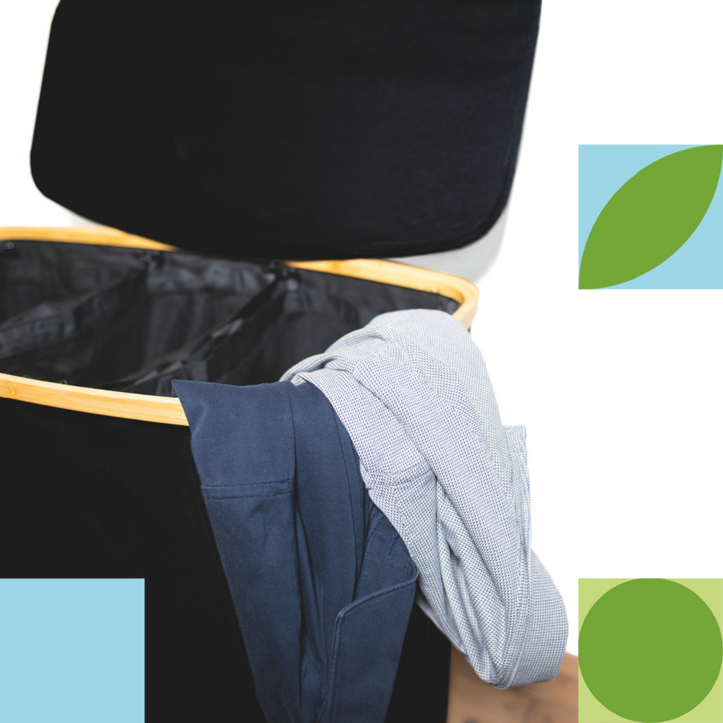 SolVva SortEasy 3 Wasmand met 3 vakken